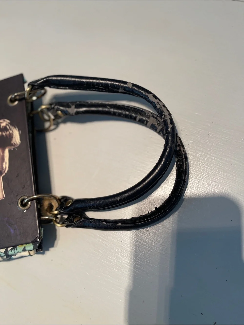 Novelty Black Elvis-Themed Hardcover Book Handbag